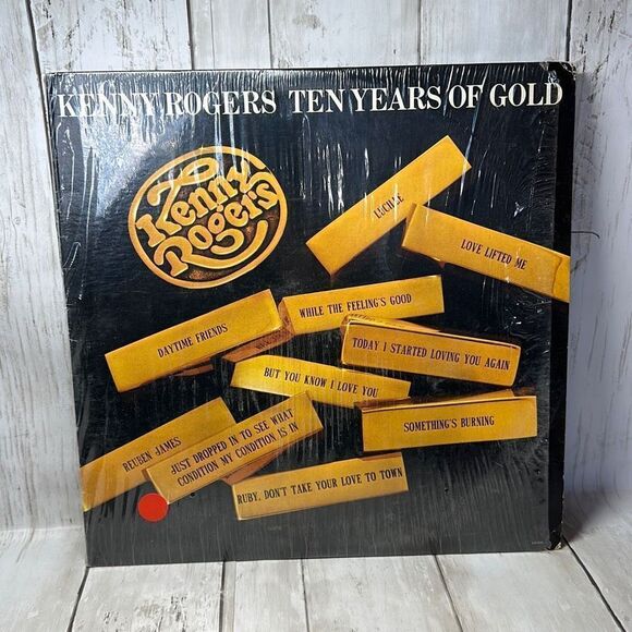 Kenny Rogers Ten Years of Gold Vinyl Record LP 1977 Liberty Records - Picture 1 of 7
